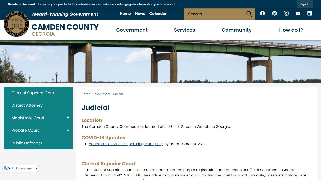 Courts | Camden County, GA - Official Website